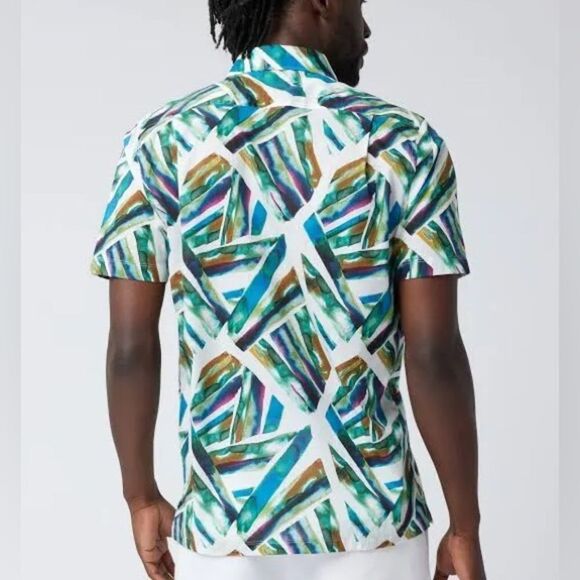 BIG ON-POINT PRINTED COTTON ON WATERCOLOR LINE - Picture 2 of 6